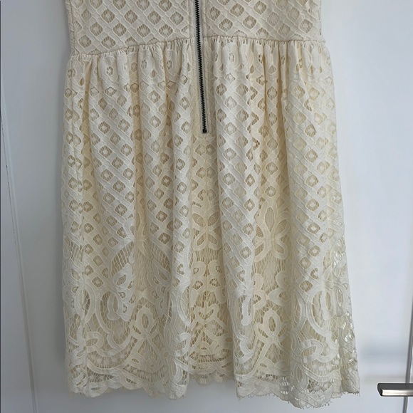 Xhilaration Cream Sleeveless Scoop Neck Mini Dress - Picture 6 of 6